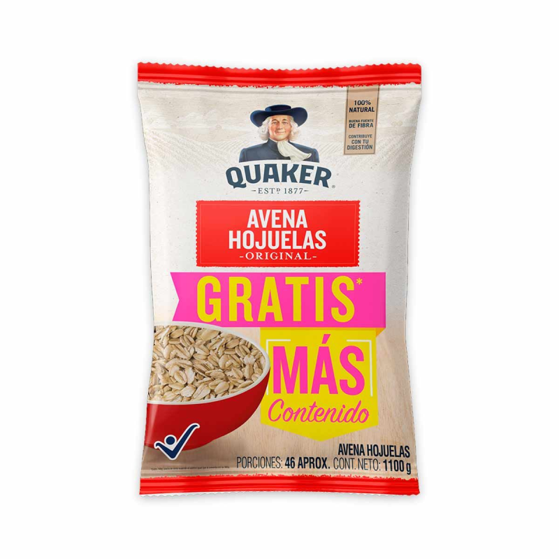 Avena Quaker Hojuelas 110 Gr