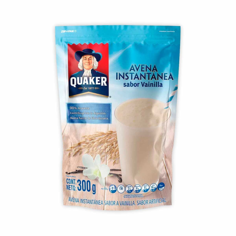 Avena Quaker Instantanea Vainilla 300 Gr