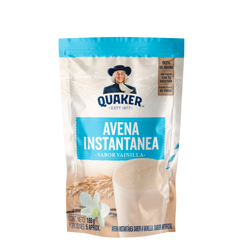 Avena Quaker Instantanea Vainilla 180 Gr