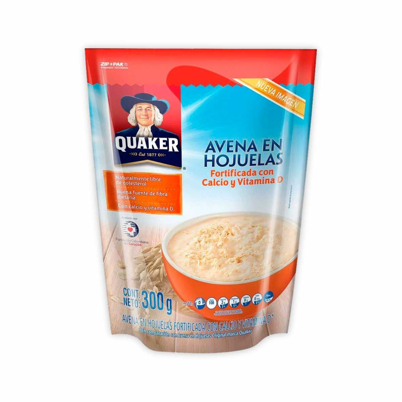 Avena Quaker Hojuelas Fortificada 300 Gr