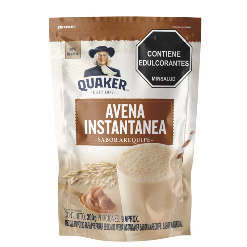 Avena Instantanea Quaker X 300g Arequipe