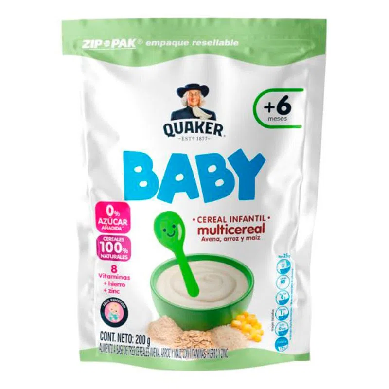 Cereal Baby Quaker Multicereal 100 Gr