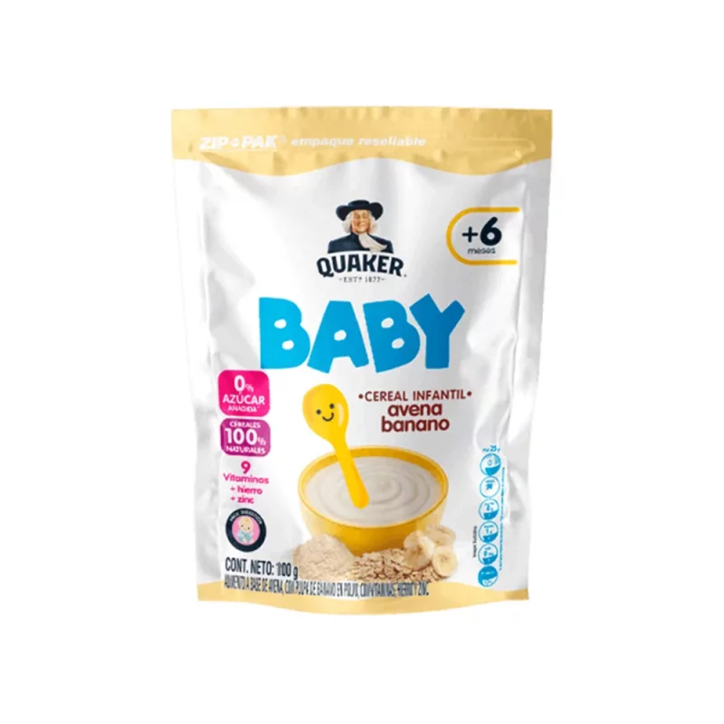 Cereal Baby Quaker Banano 100 Gr