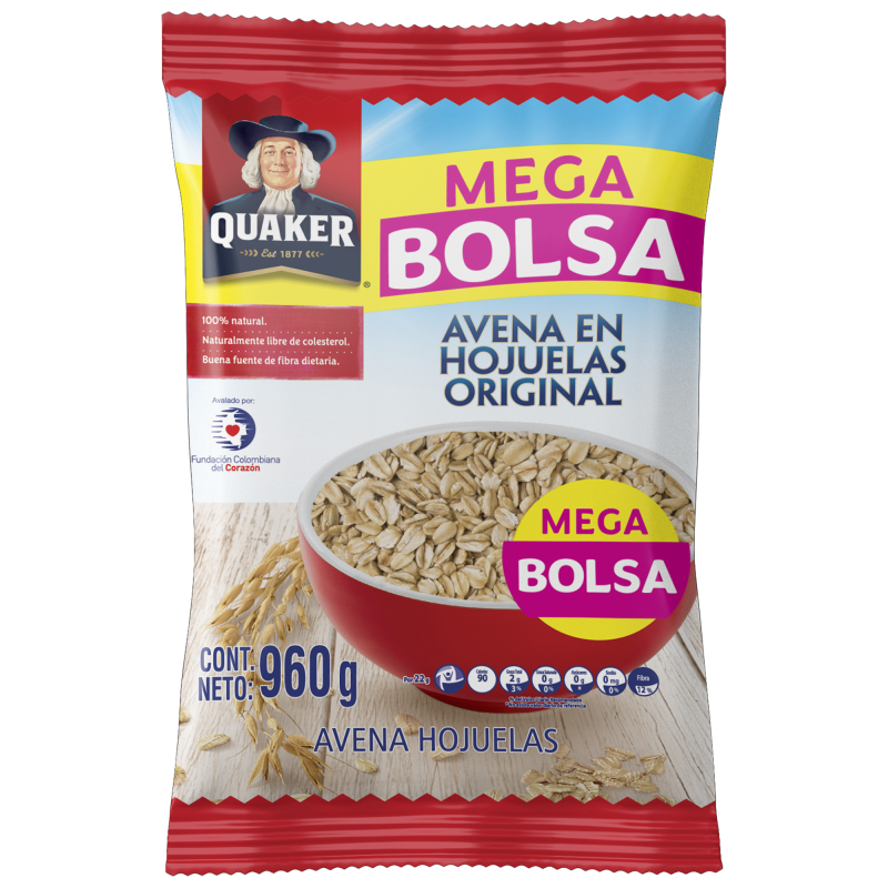 Avena Quaker Extracontenido 960 Gr