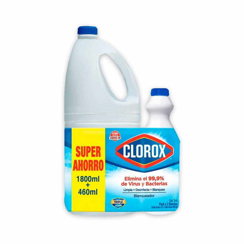 Blanqueador Clorox Regular 1800 Ml+460 Ml