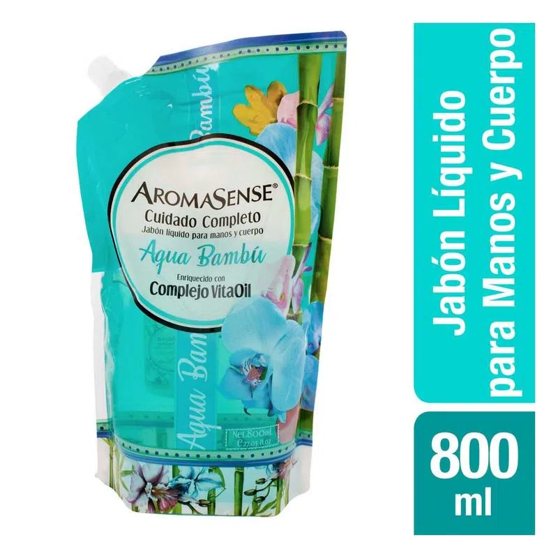 Jabon Liquido Liqu Aqua Bambu Doypack 800 Ml