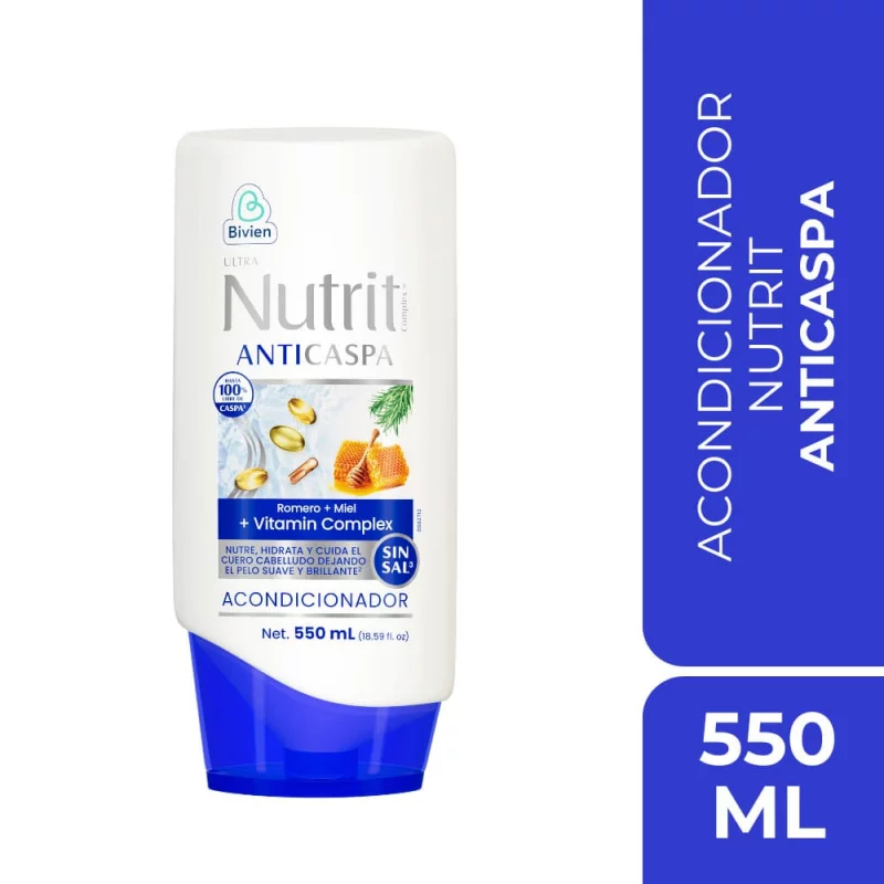 Acondicionador Anticaspa Nutritx550ml