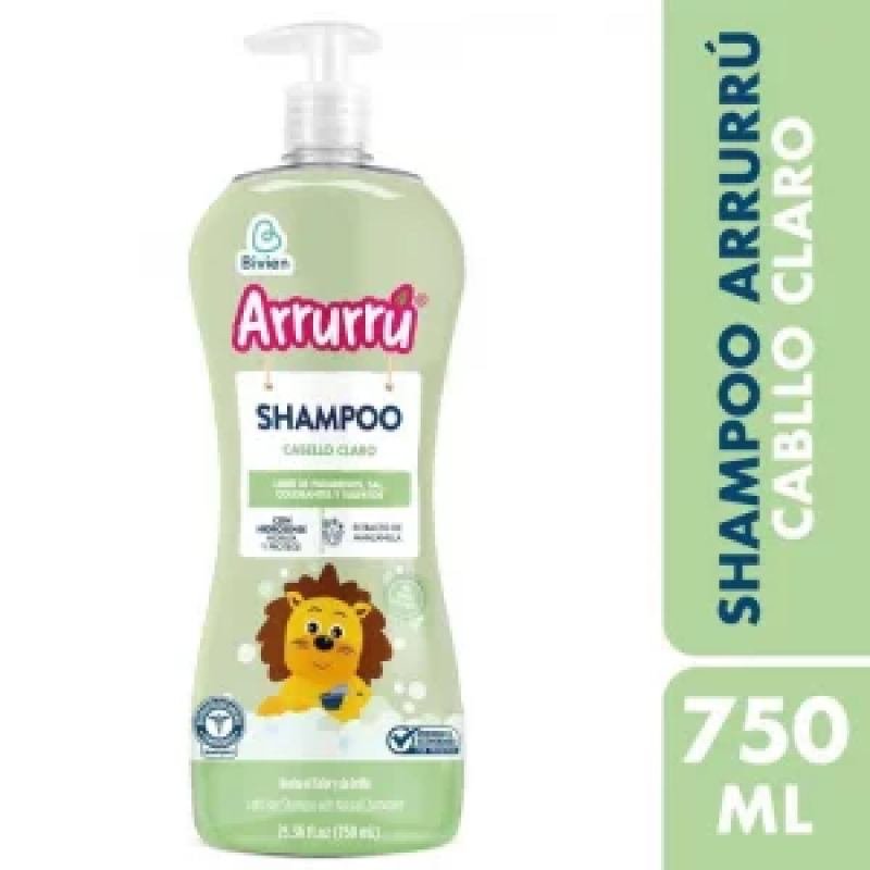 Shampoo Arruru Cabello Claro 750 Ml