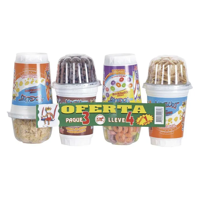 Yogurt Superior Con Zucaritas 4 Und 170 Ml