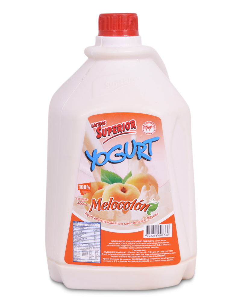 Yogurt Superior Melocoton 4000 Ml