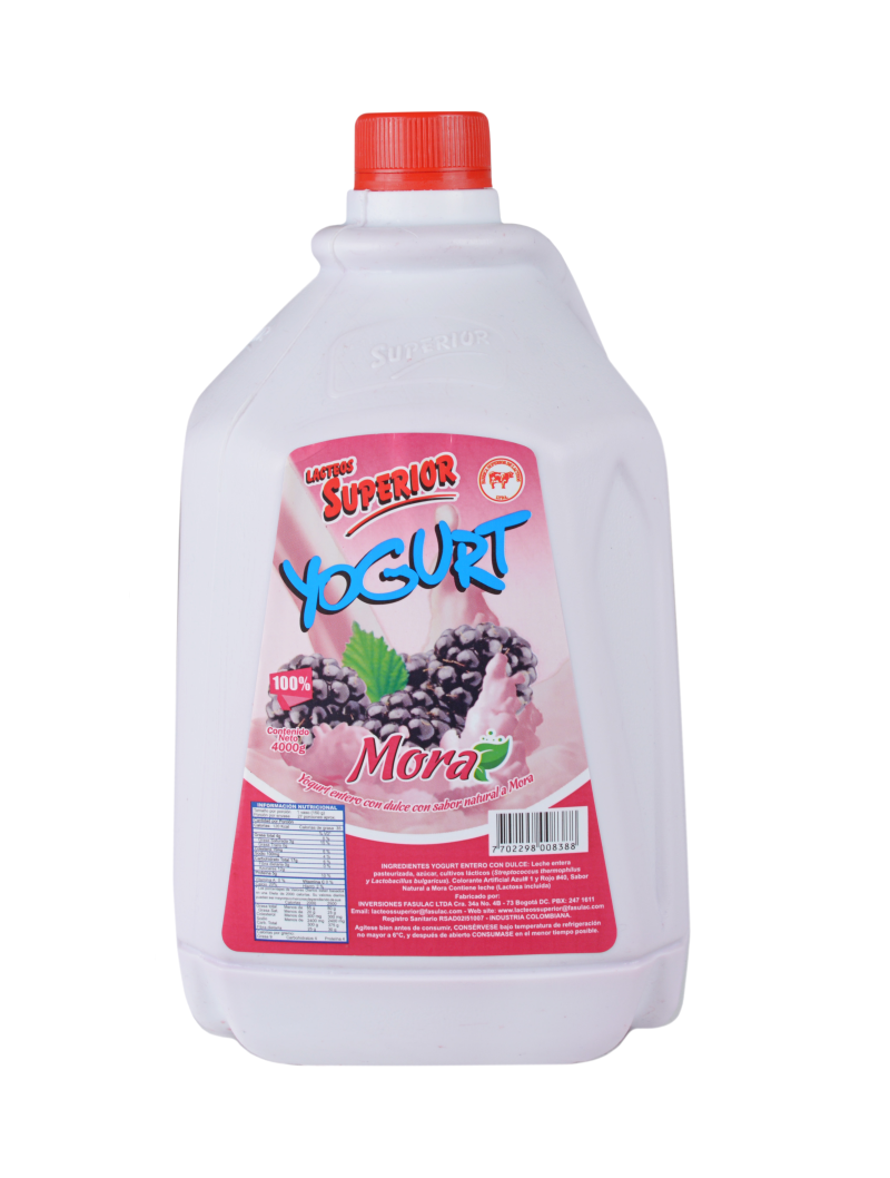 Yogurt Superior Mora 4000 Ml
