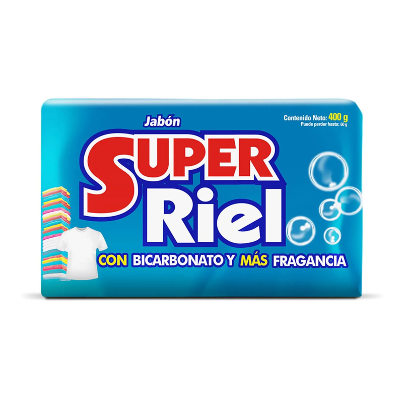 Jabon Super Riel 400 Gr