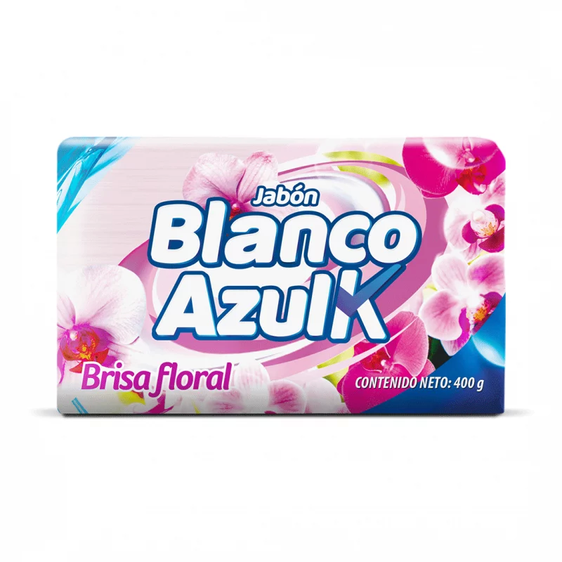 Jabon Azul K Brisa Floral Blanco 400 Gr