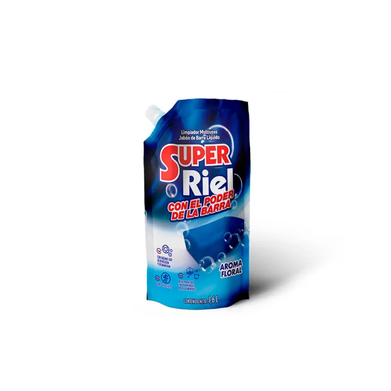 Jabon Liquido Super Riel 1600 Ml