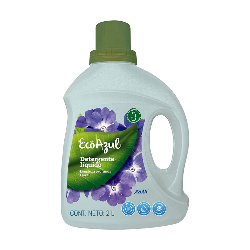 Detergente Liquido Ecoazul 2000 Ml