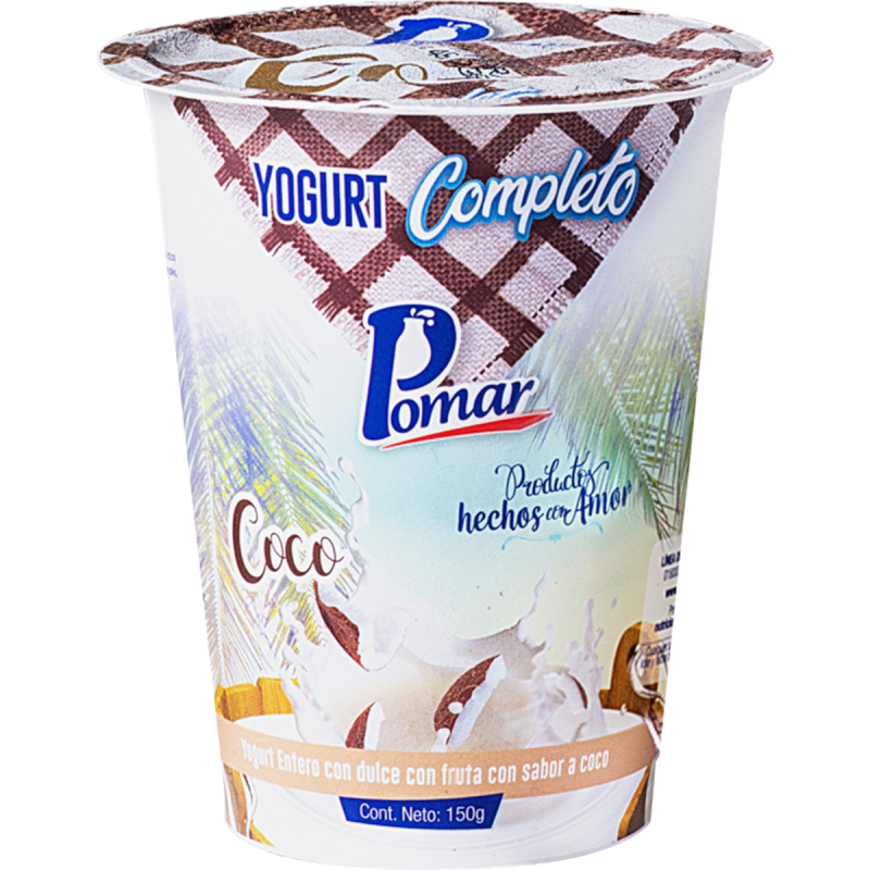 Yogurt Pomar Coco Vaso 150 Ml
