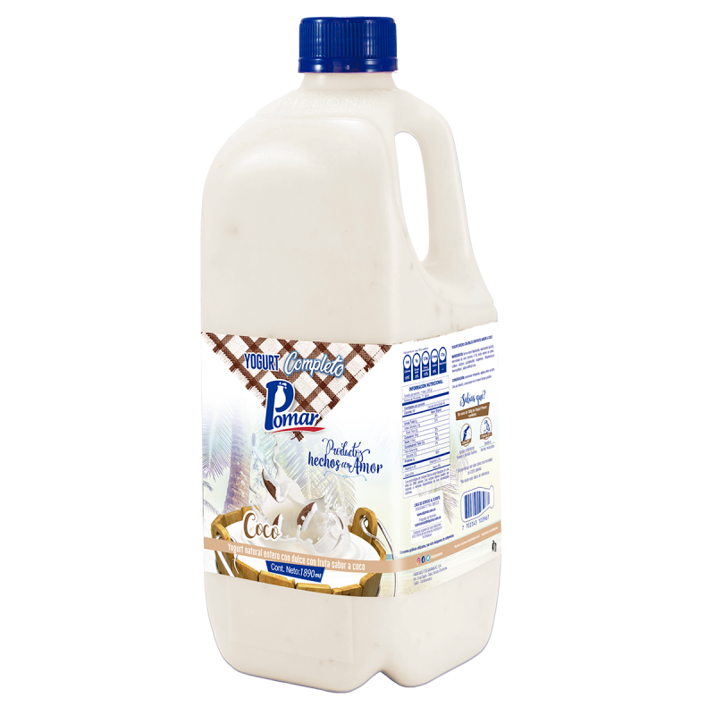 Yogurt Pomar Coco Garrafa 1890 Ml