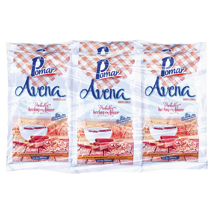 Avena Pomar Canela 6 Und 200 Ml