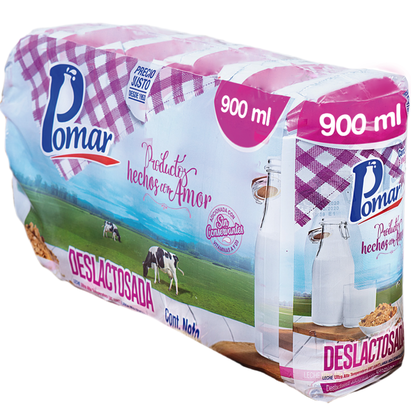 Leche Deslactosada Pomar Advance Advance 900 X 6 Und