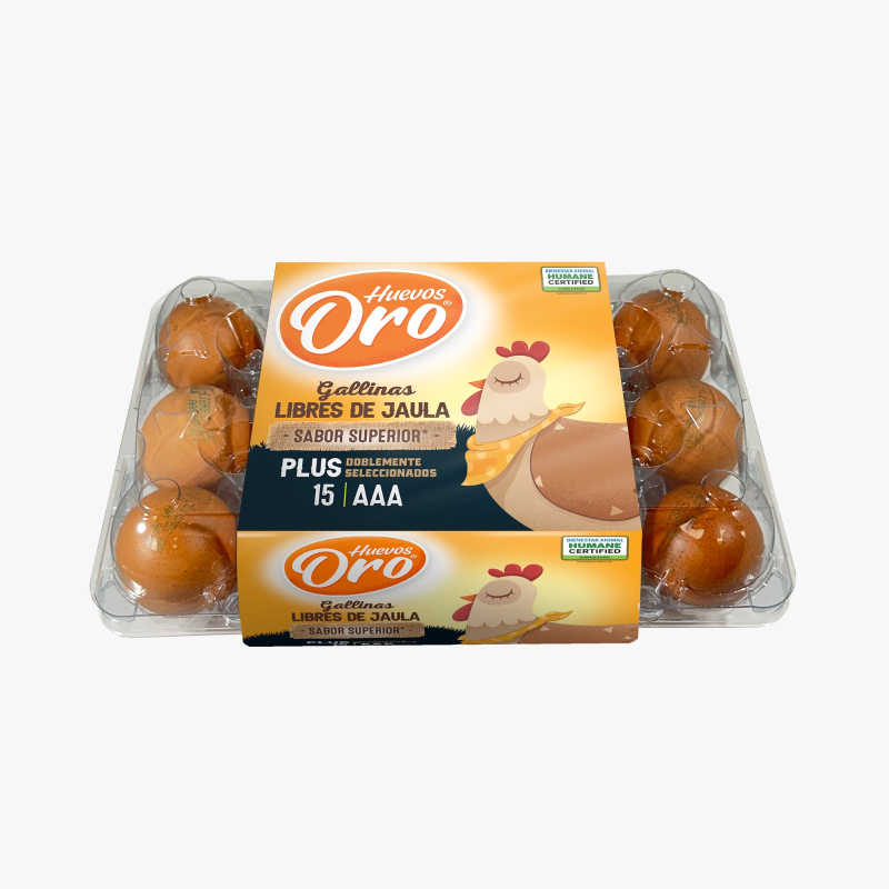 Huevos Oro Tipo Aa 15 Und