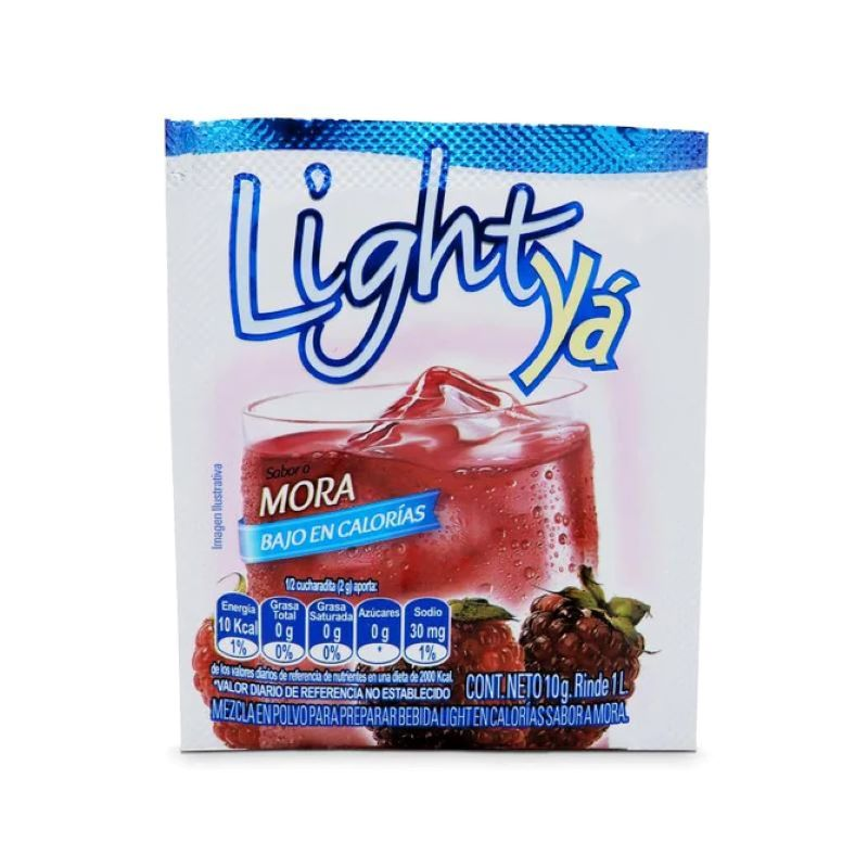 Bebida Instantanea Lightya Mora 10 Gr