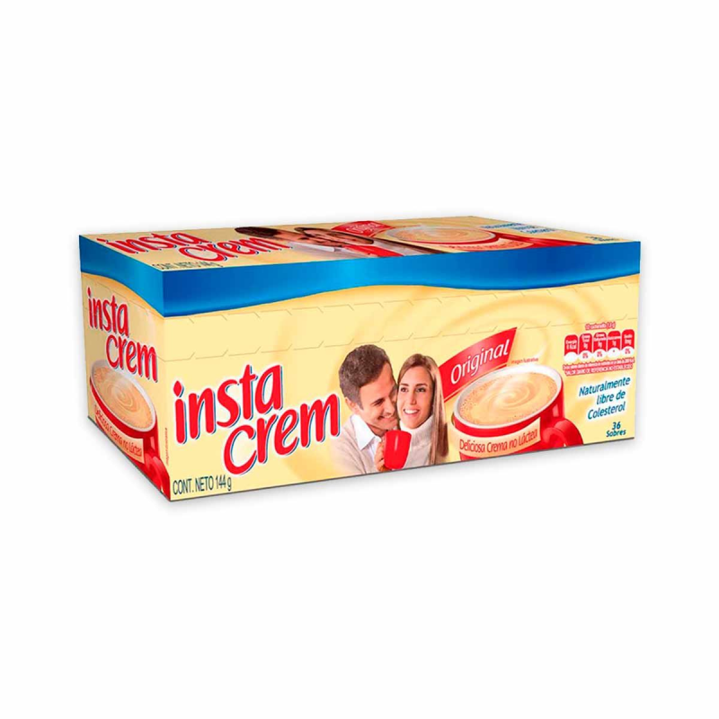 Crema No Lactea Instacrem Original 144 Gr