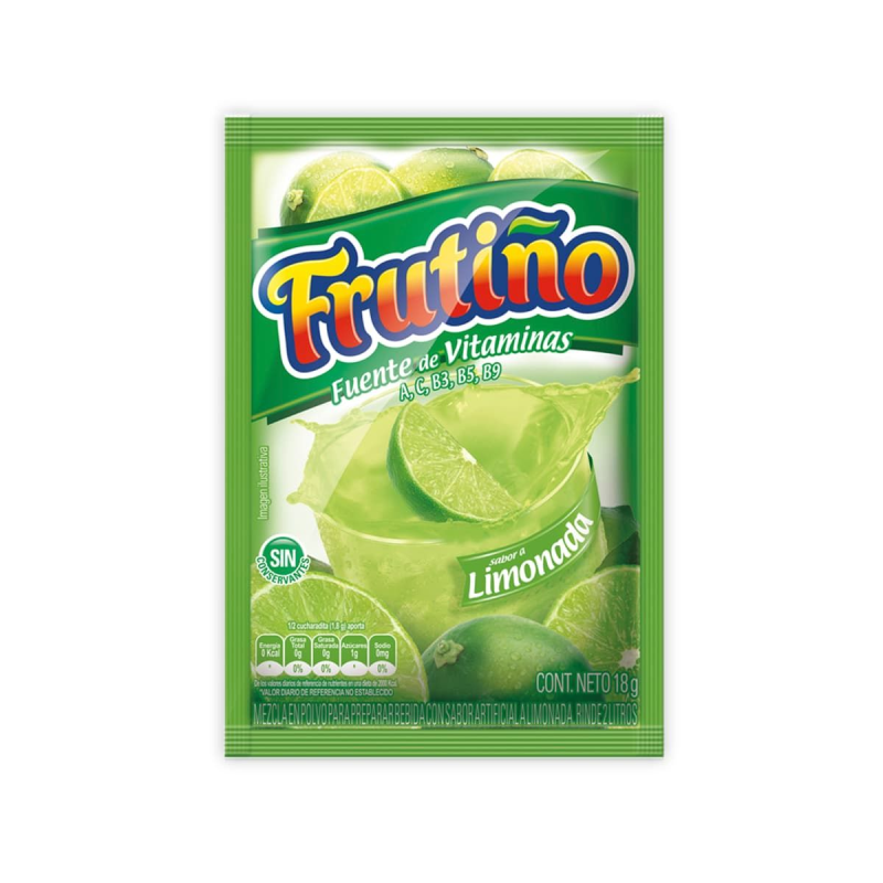 Bebida Instantanea Frutino Limonada 18 Gr