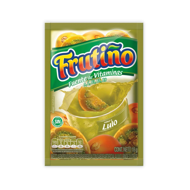 Bebida Instantanea Frutino Lulo 18 Gr