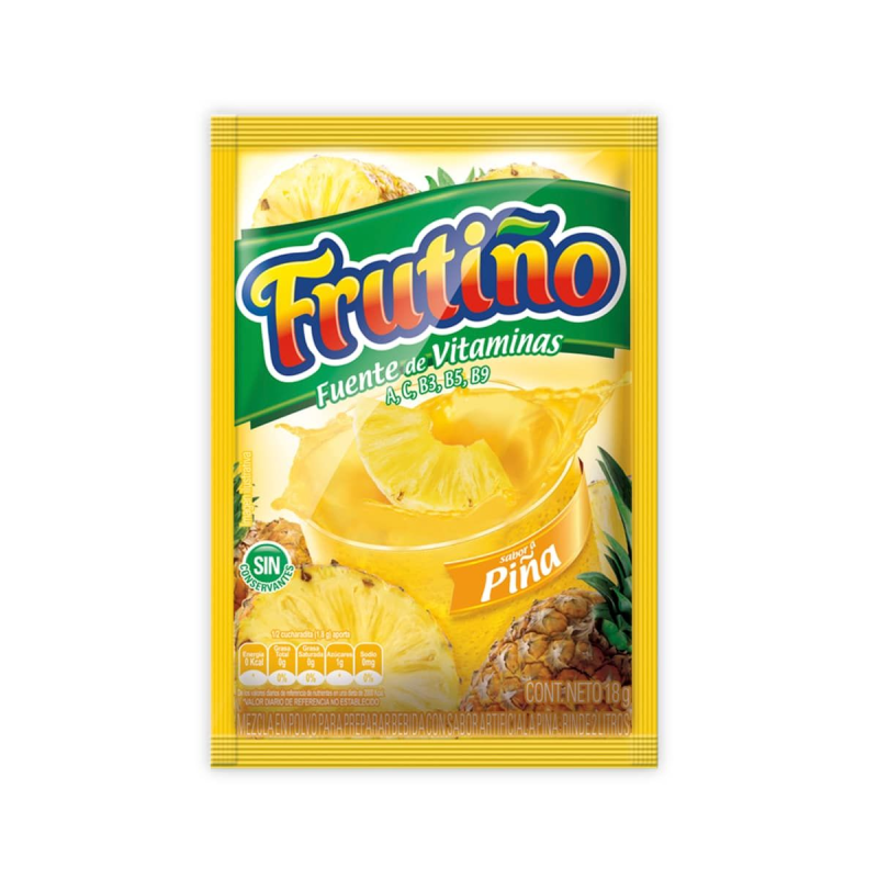 Bebida Instantanea Frutino Pina 18 Gr