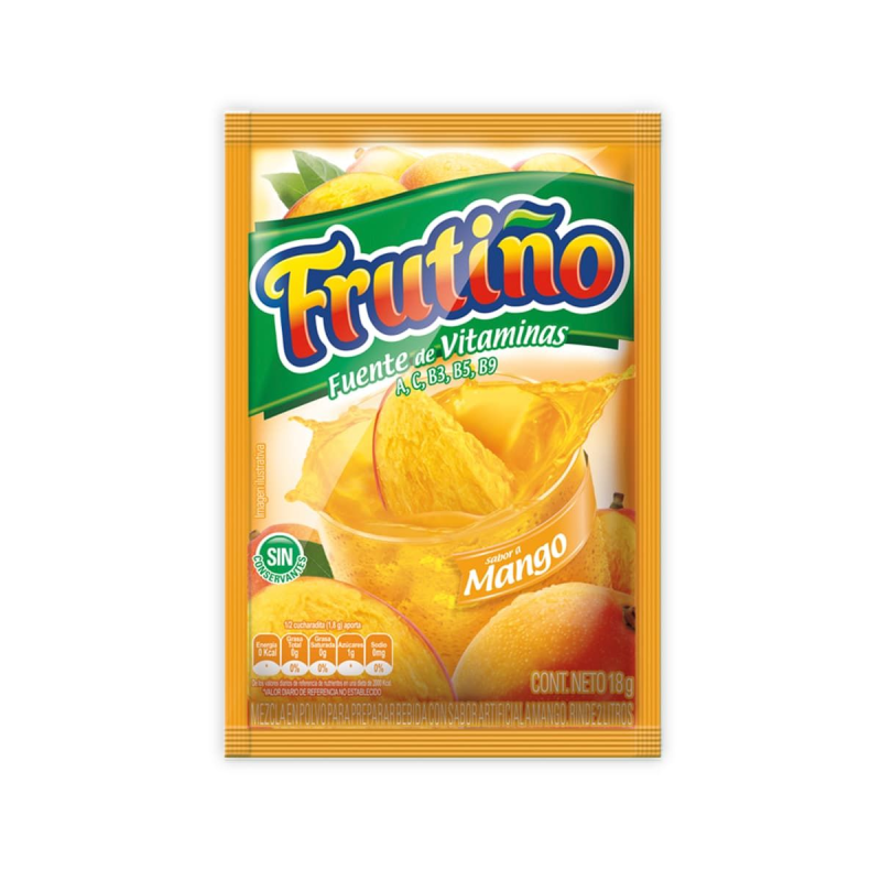 Bebida Instantanea Frutino Mango 18 Gr