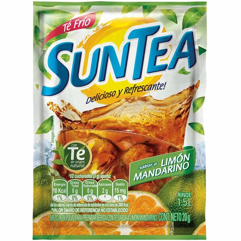 Bebida Instantanea Suntea Limon Mandarino 20 Gr