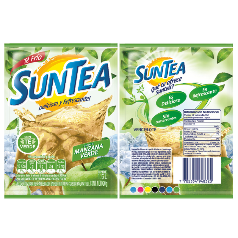 Bebida Instantanea Suntea Mzna Vde 1.5l