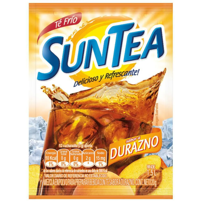 Bebida Instantanea Suntea Durazno 20 Gr