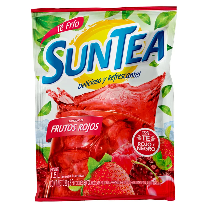 Bebida Instantanea Suntea Frutos Rojos 20 Gr