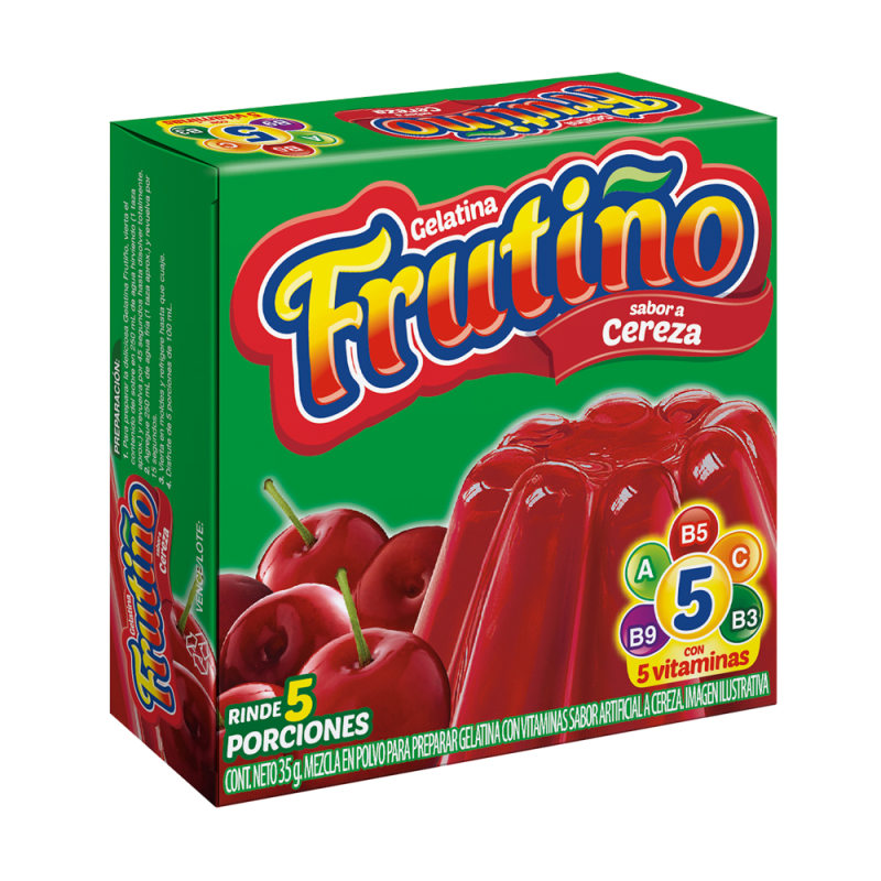 Gelatina Frutino Cereza 35 Gr