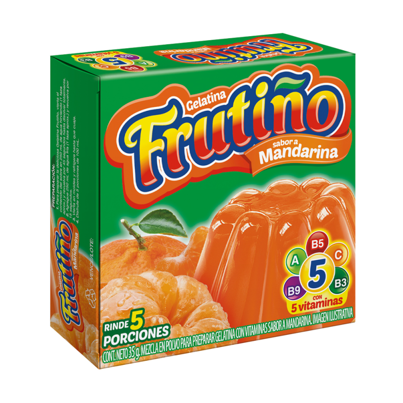 Gelatina Frutino Mandarina 35 Gr