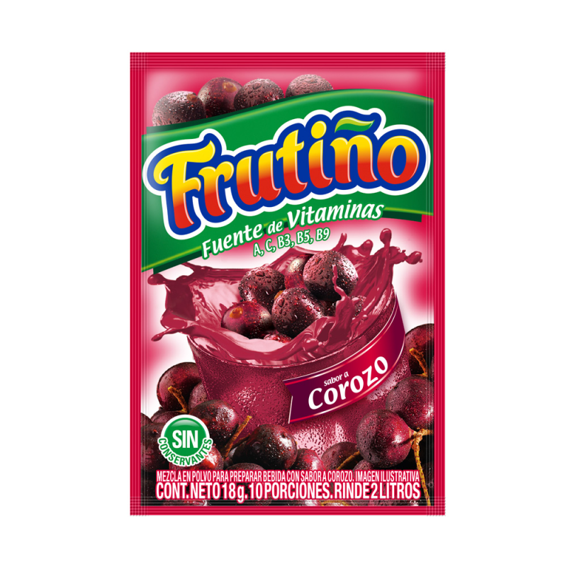 Bebida Instantanea Frutino Corozo 18 Gr
