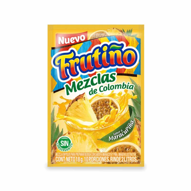 Bebida Instantanea Frutino Maracupina 18 Gr