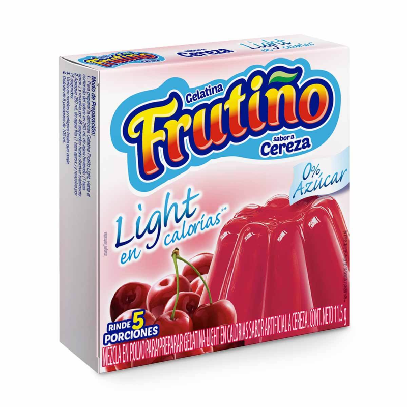 Gelatina Frutino Light Cereza 11 Gr