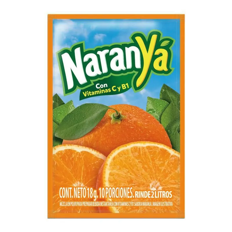 Bebida Instantanea Naranya 18 Gr