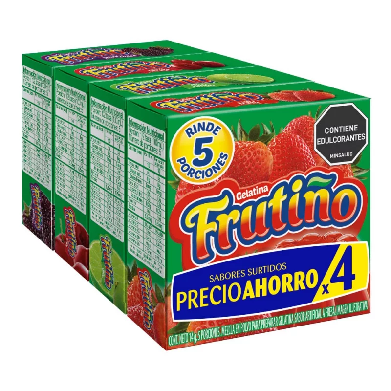 Gelat Frutino X4 Und Surtidas N.