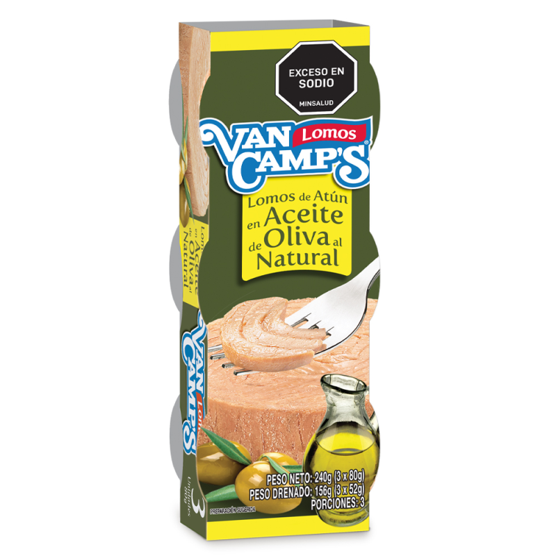 Atun Vancamps Aceite De Oliva 3 Und 80 Gr