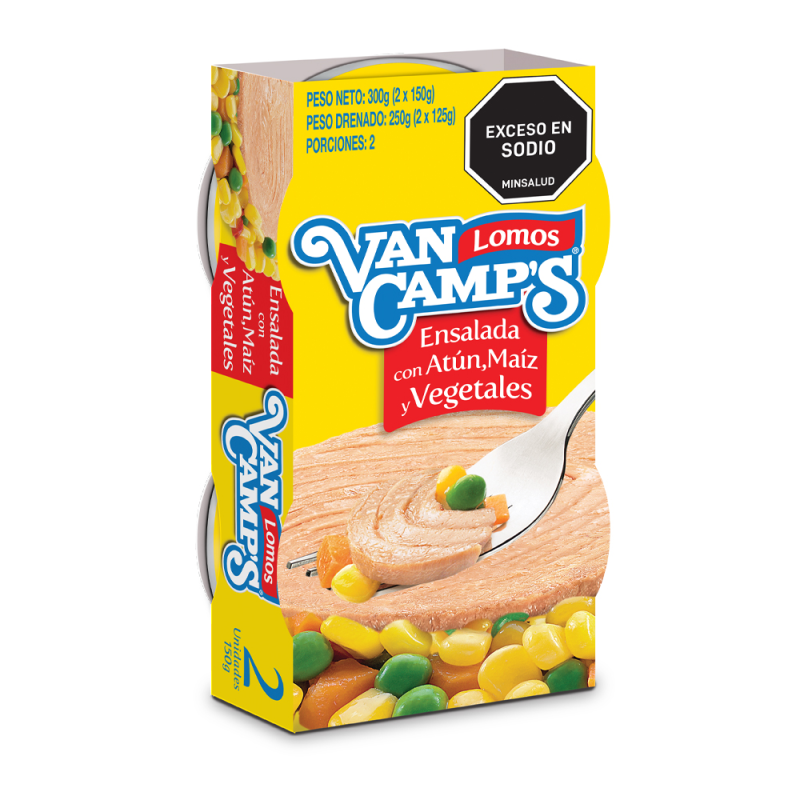 Atun Vancamps Maiz Vegetales 2 Und 150 Gr