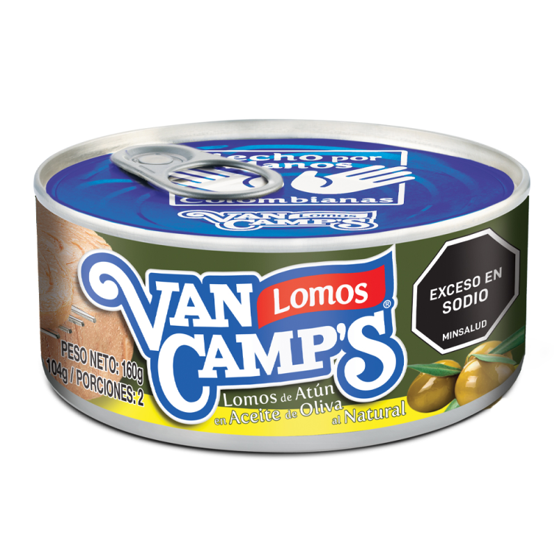 Atun Vancamps Lomito En Acete De Oliva 160 Gr