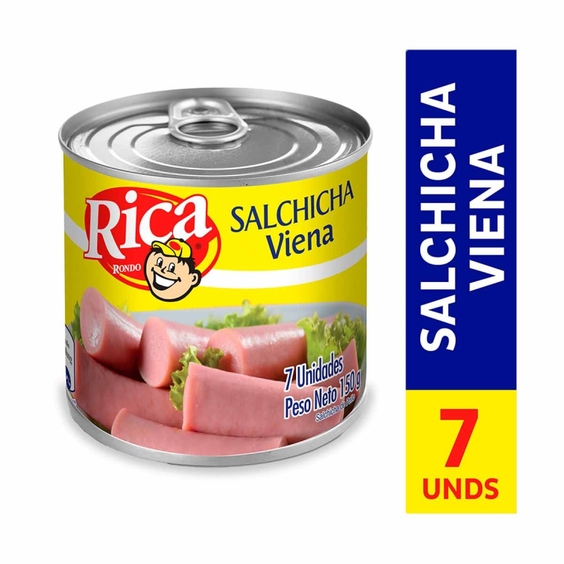 Salchicha Rica Viena Tradicional 150 Gr