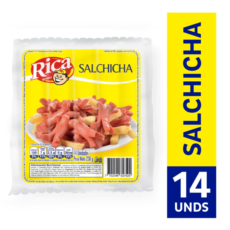 Salchicha Rica 230 Gr