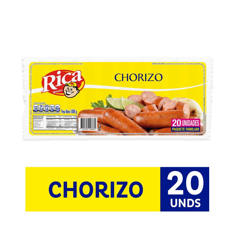 Chorizo Rica 1000 Gr