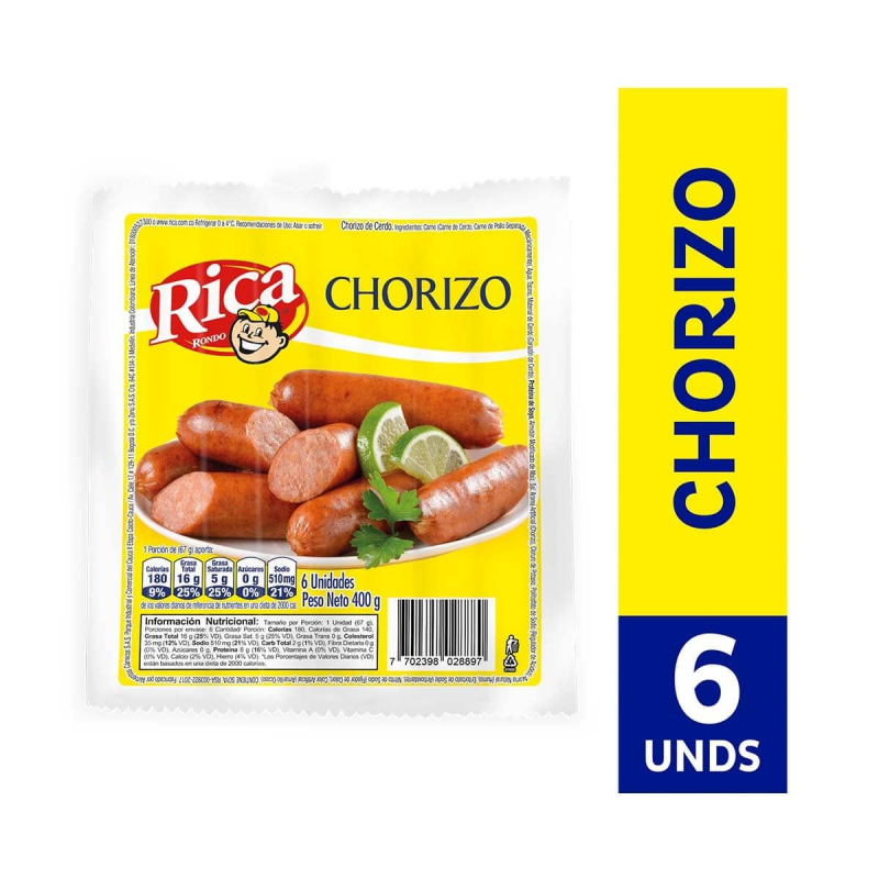 Chorizo Rica 400 Gr