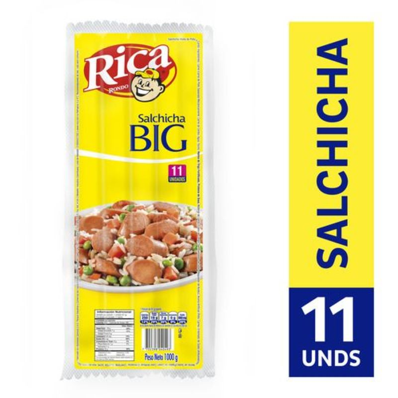 Salchicha Rica Big 1000 Gr