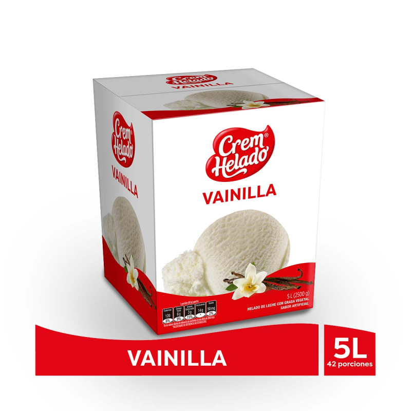 Helado Cremhelado Vainilla 5000